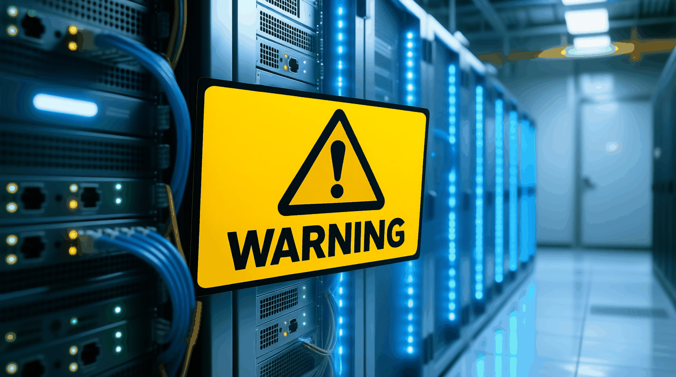 Web hosting warning